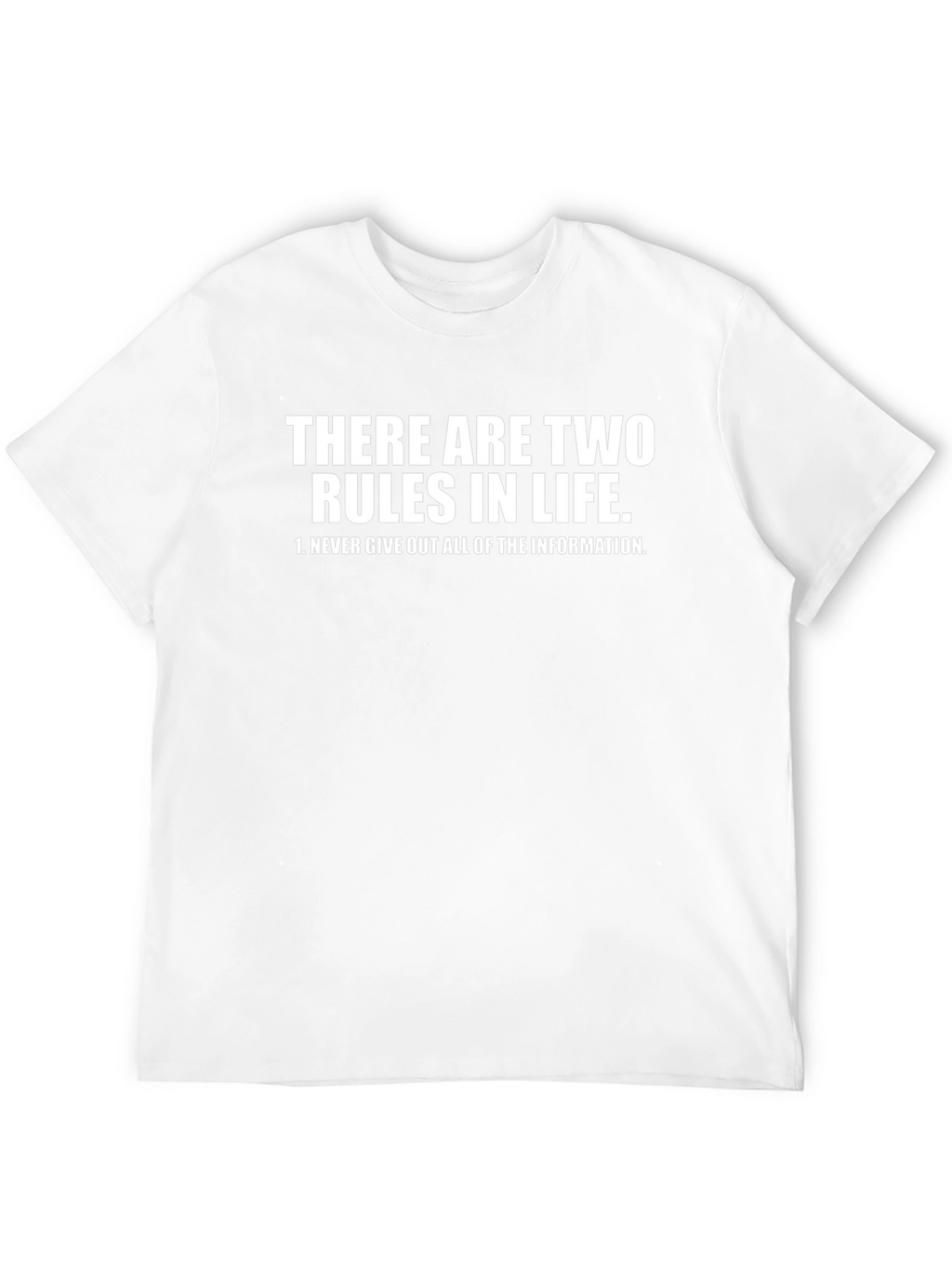 Rules In Life Graphic T-Shirt