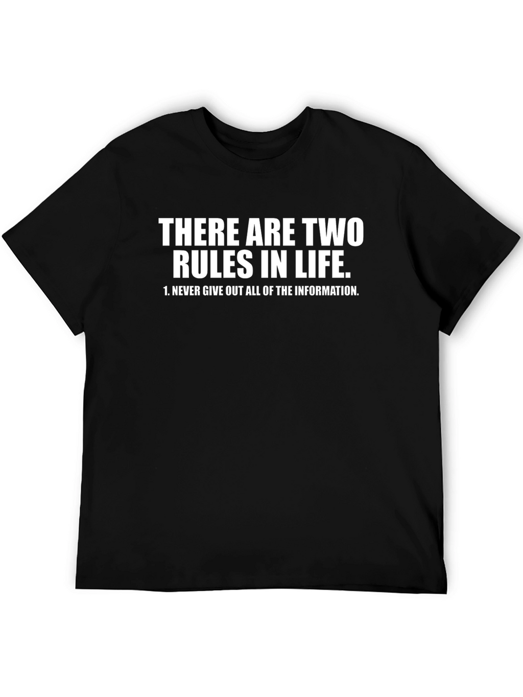 Rules In Life Graphic T-Shirt
