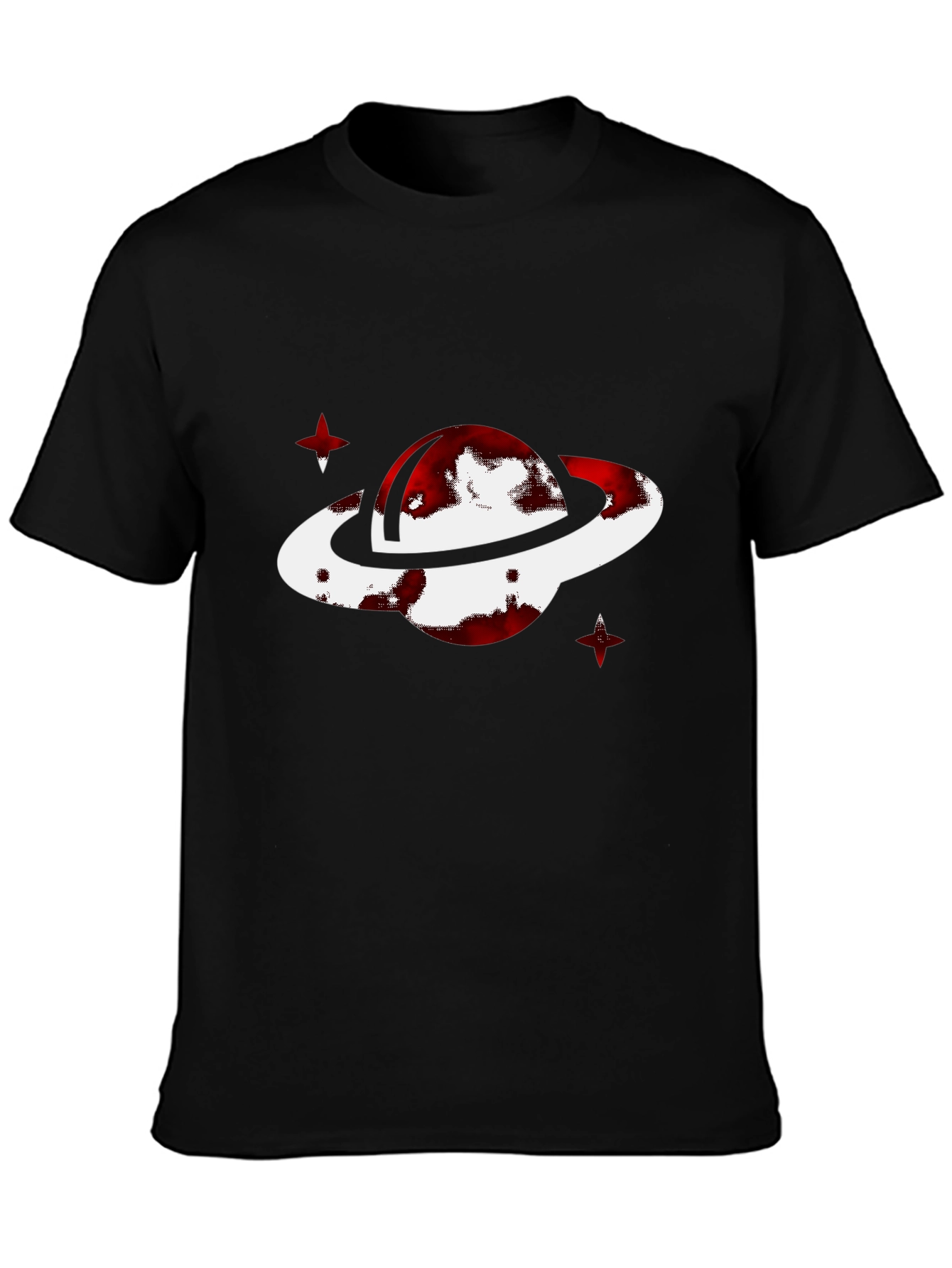Planet Graphic T-Shirt - Black