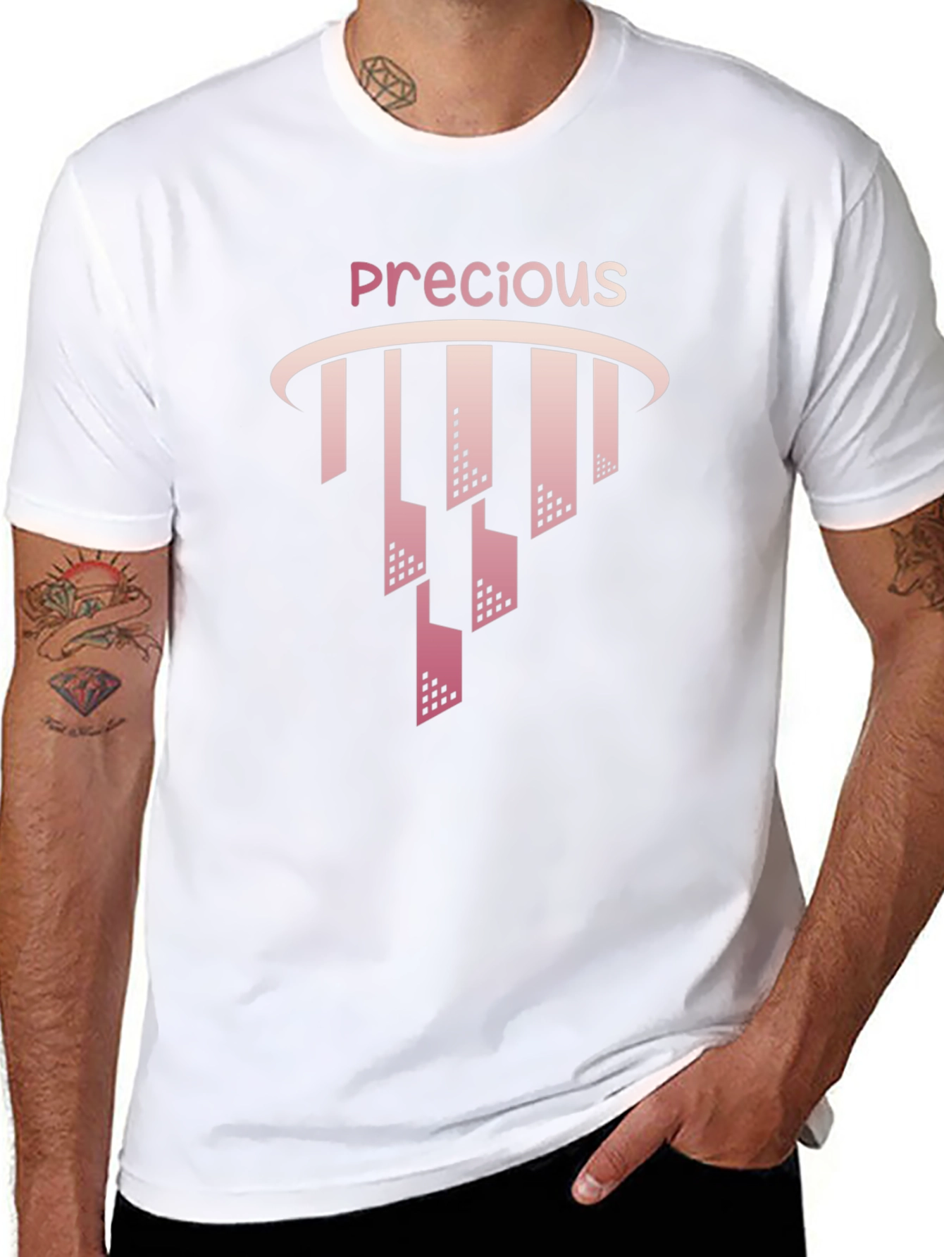 Precious Gradient Graphic Tee