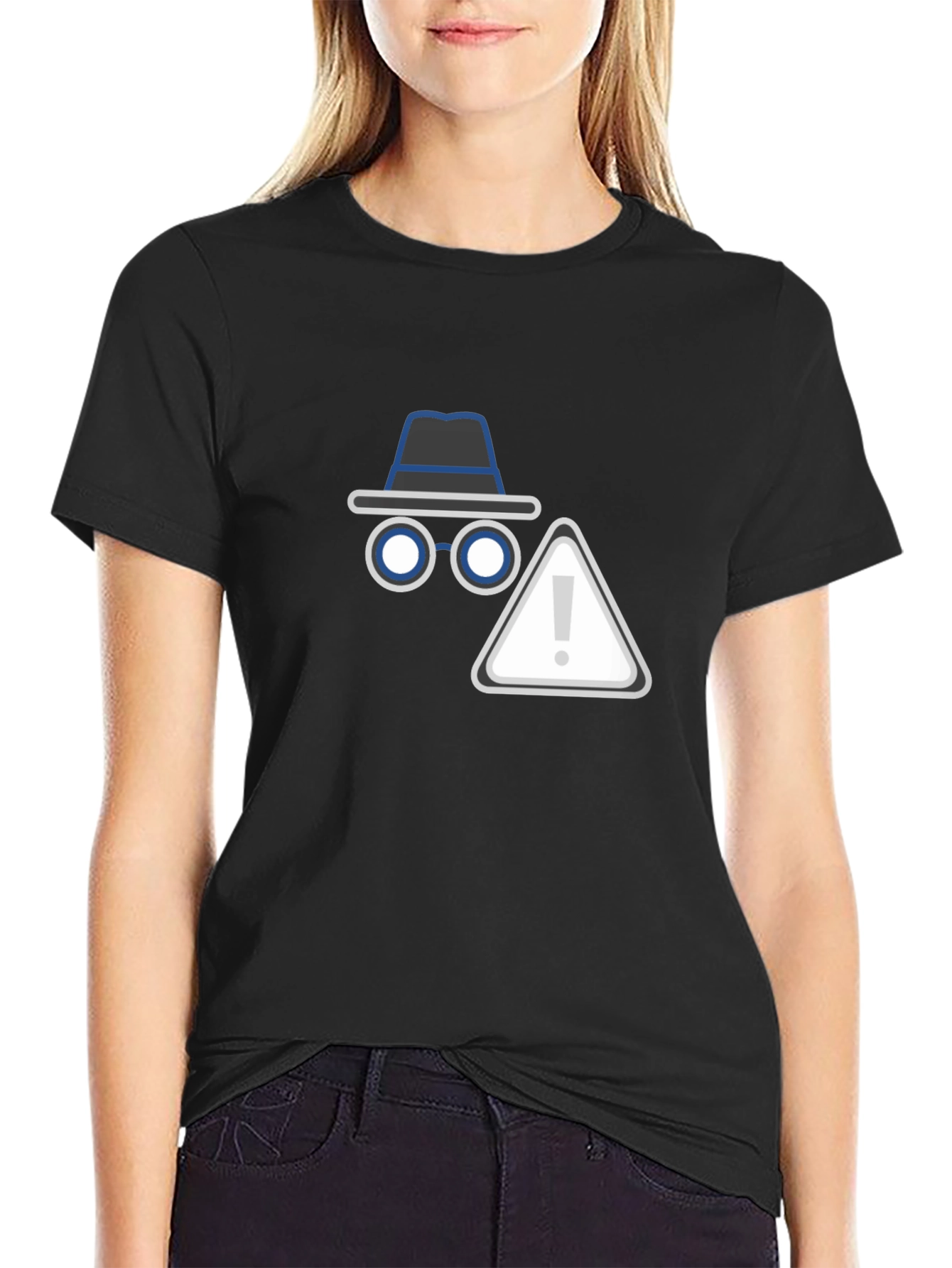 Incognito Mode Black T-Shirt