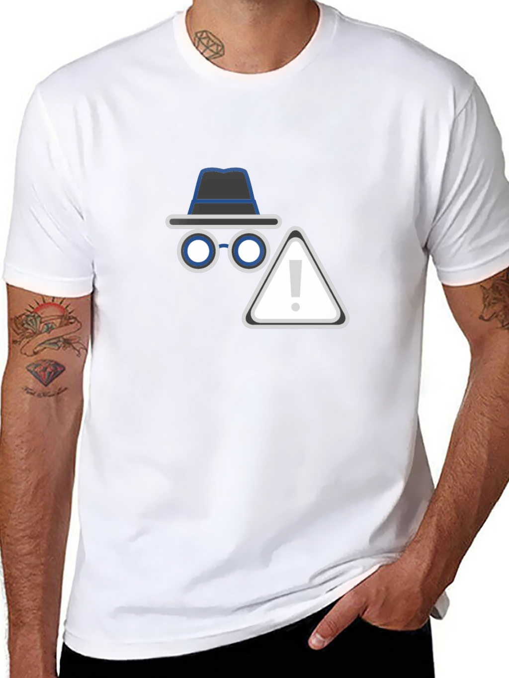 Incognito Mode Black T-Shirt