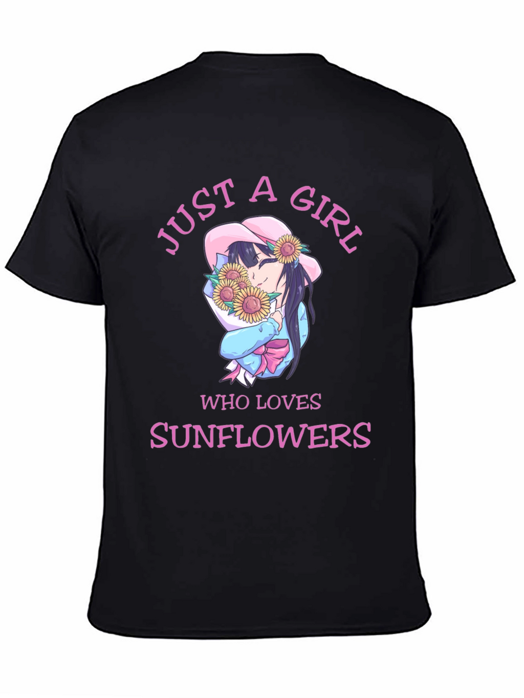Just a Girl Who Loves Sunflowers T-Shirt