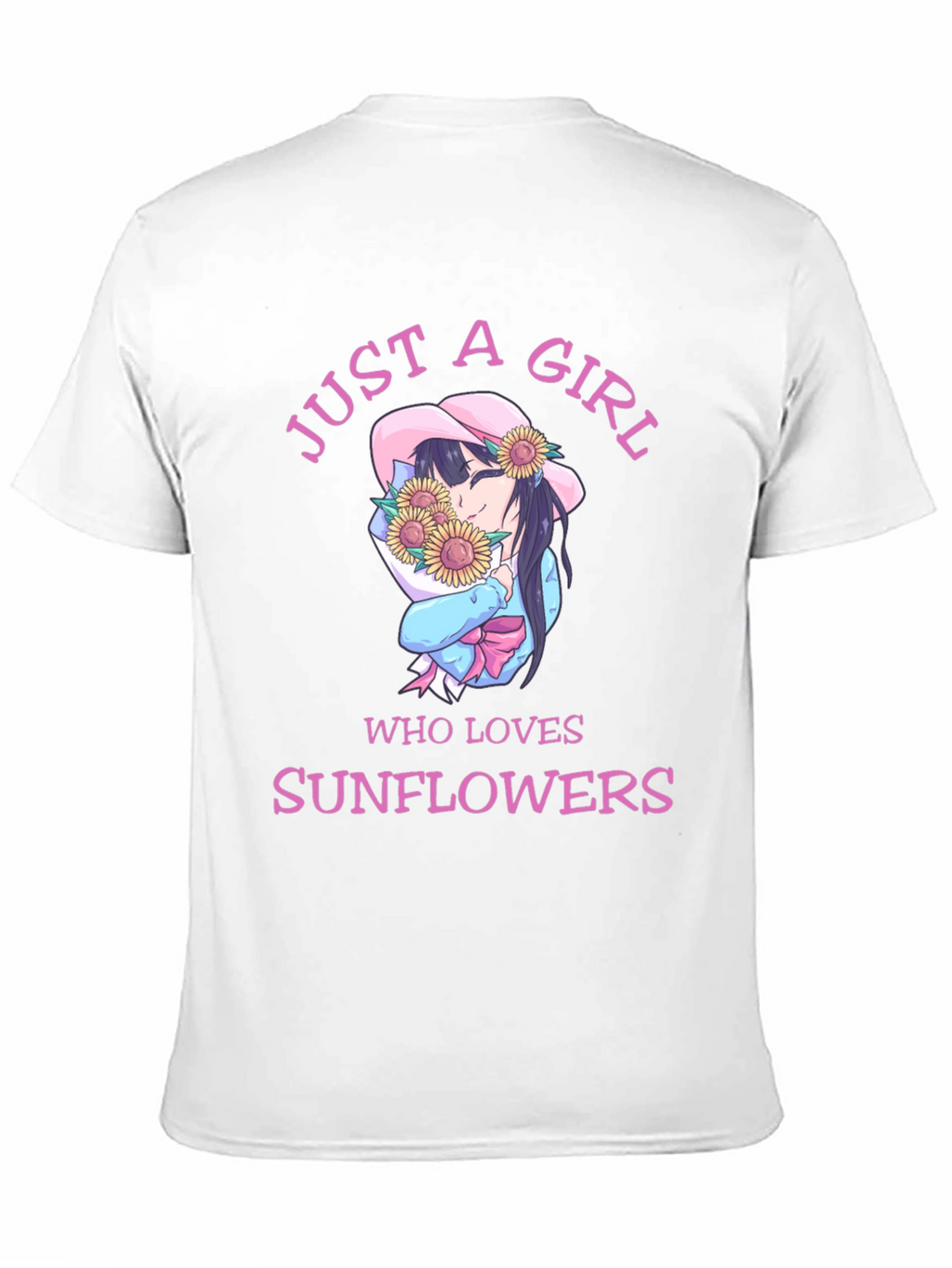 Just a Girl Who Loves Sunflowers T-Shirt