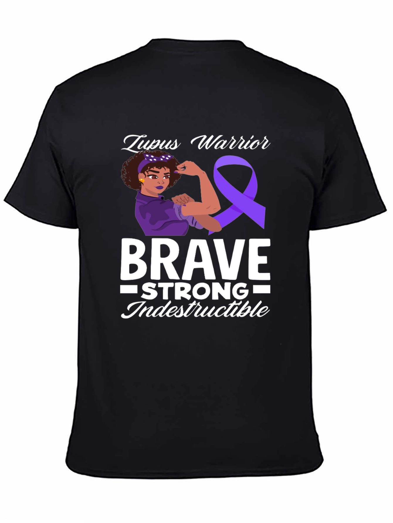 Lupus Warrior T-Shirt Brave Strong Indestructible