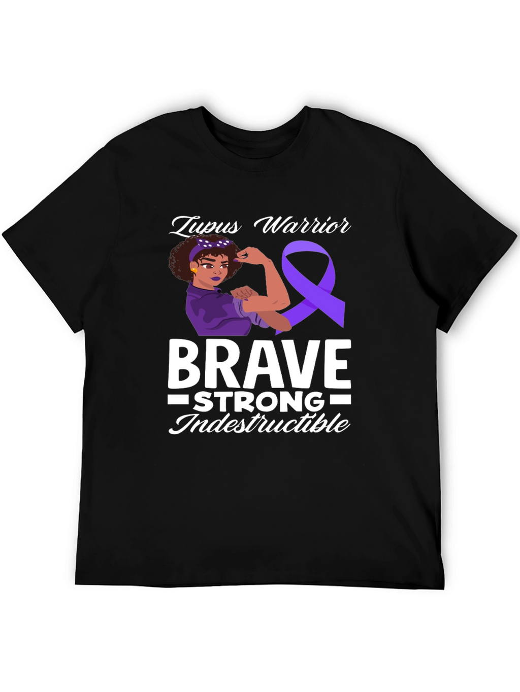 Lupus Warrior T-Shirt Brave Strong Indestructible