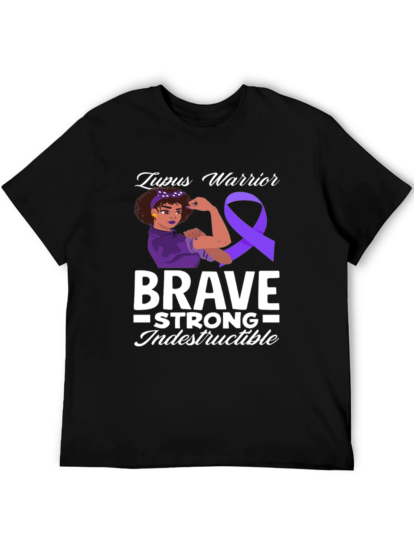 Lupus Warrior T-Shirt Brave Strong Indestructible