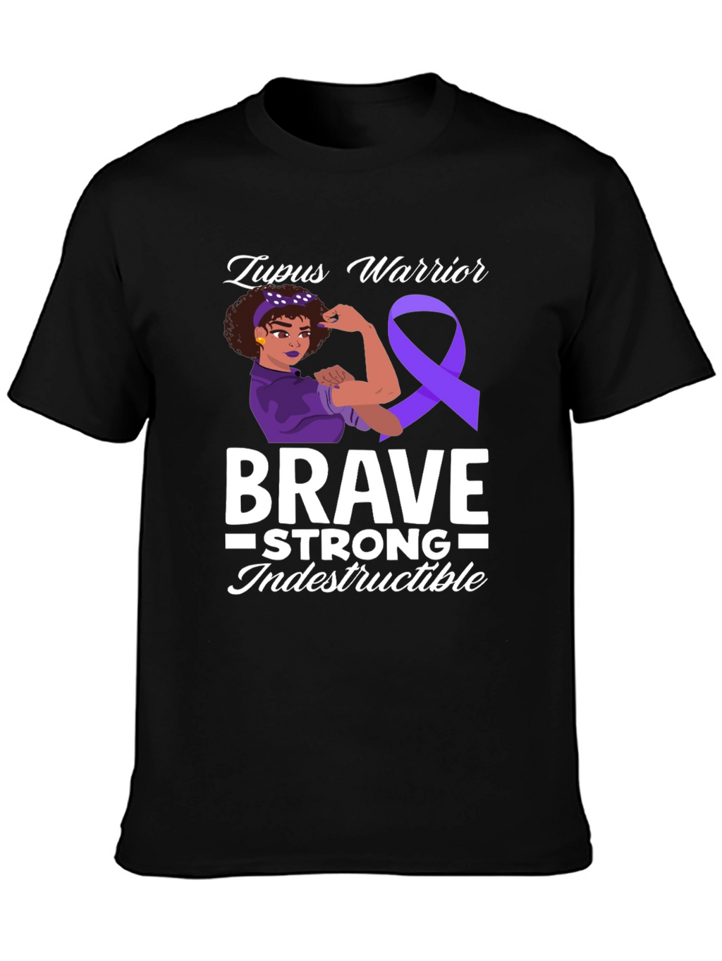 Lupus Warrior T-Shirt Brave Strong Indestructible