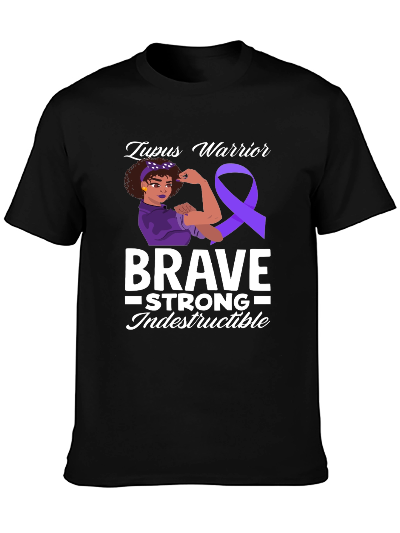 Lupus Warrior T-Shirt Brave Strong Indestructible