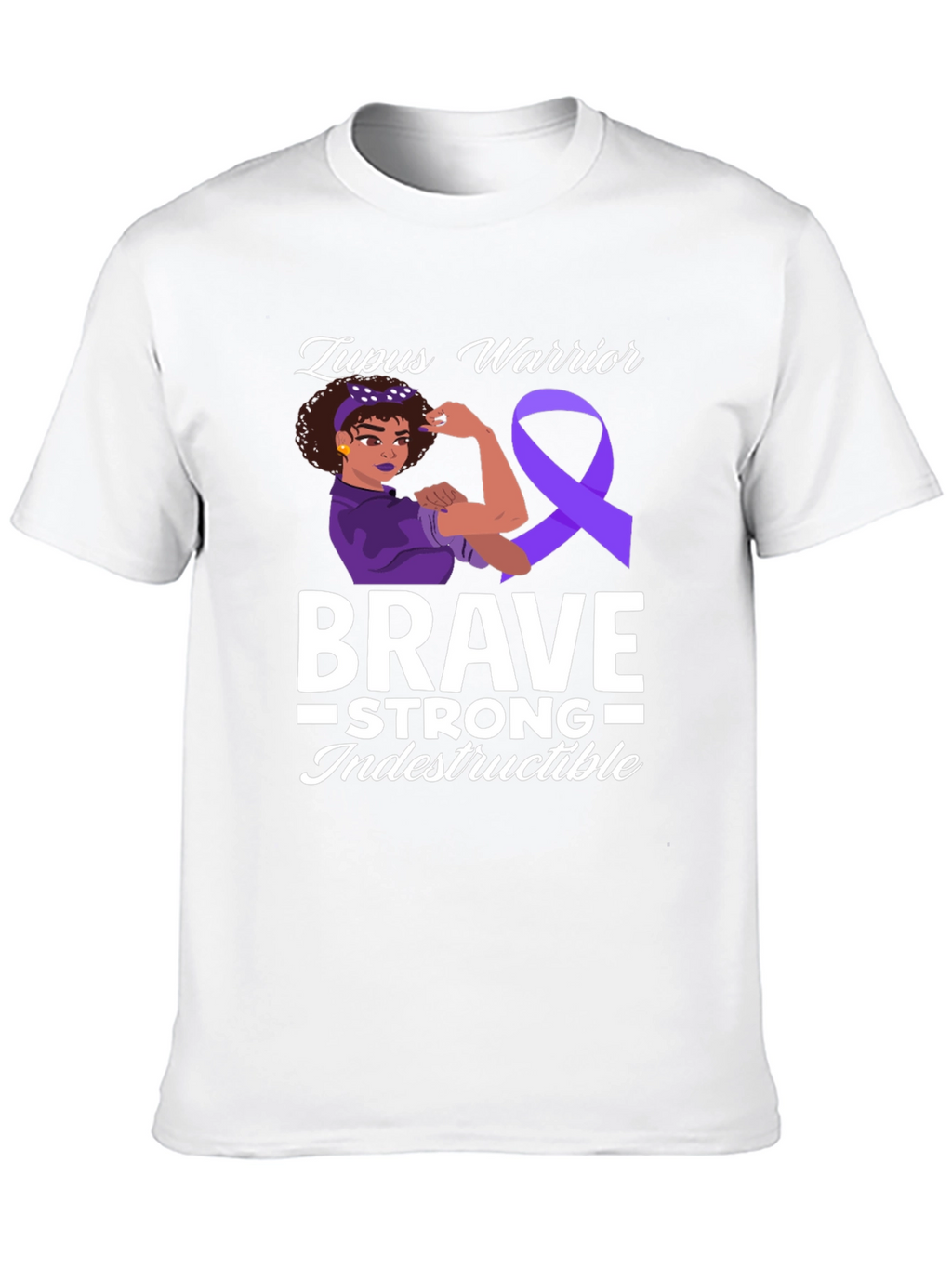 Lupus Warrior T-Shirt Brave Strong Indestructible
