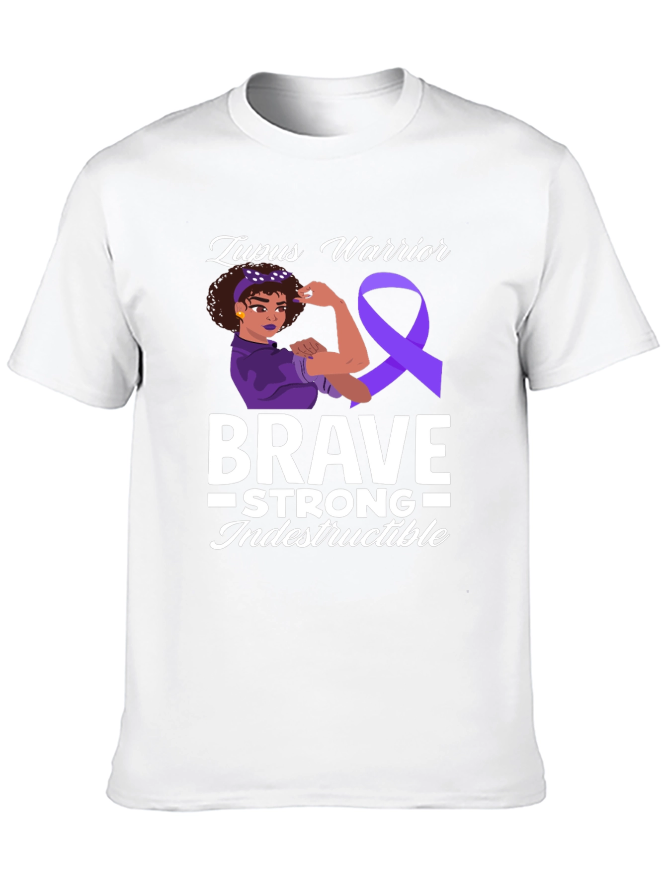 Lupus Warrior T-Shirt Brave Strong Indestructible