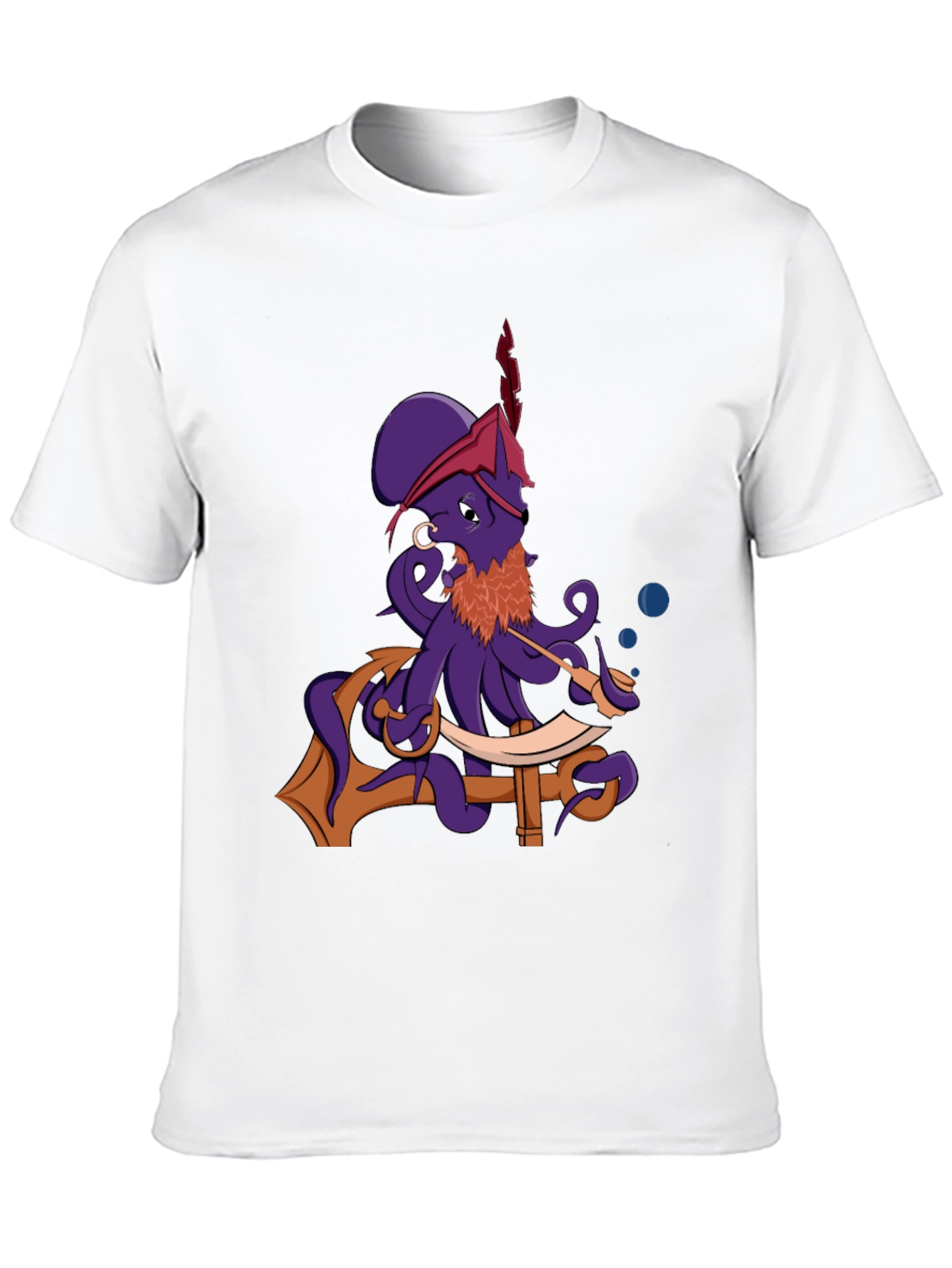 Pirate Octopus T-Shirt - Nautical Adventure