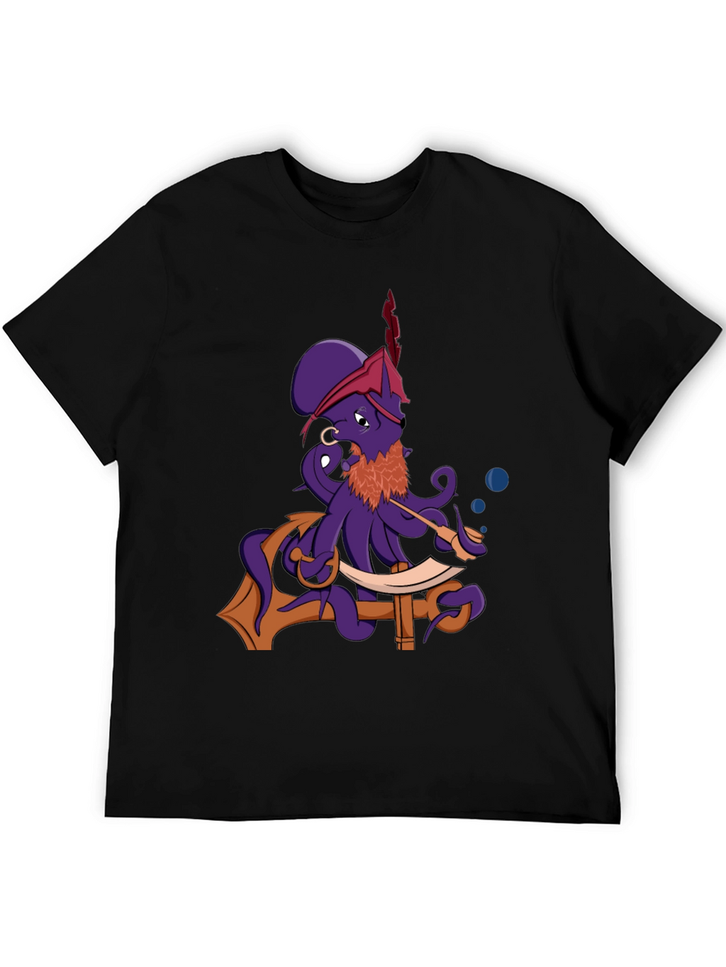 Pirate Octopus T-Shirt - Nautical Adventure