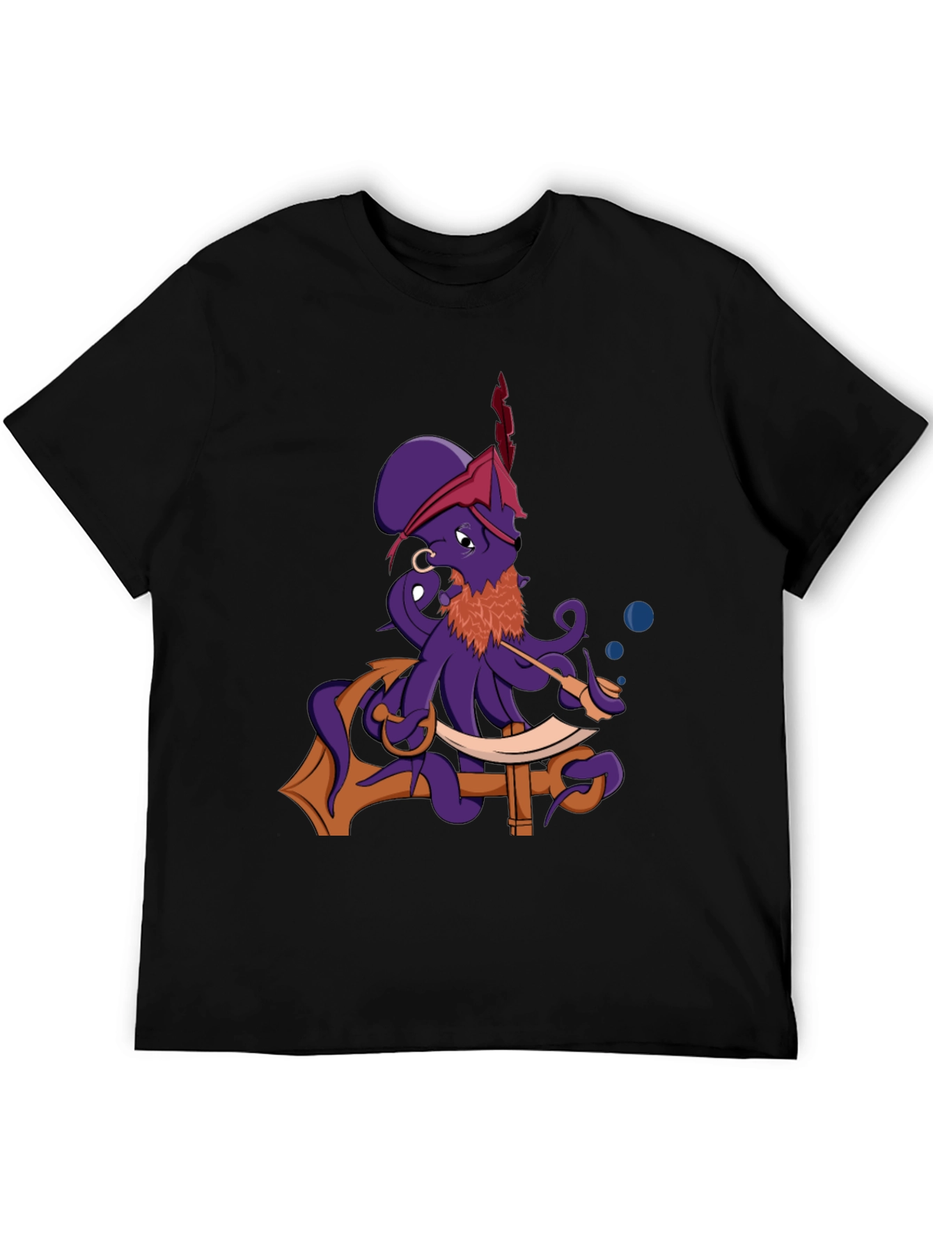 Pirate Octopus T-Shirt - Nautical Adventure