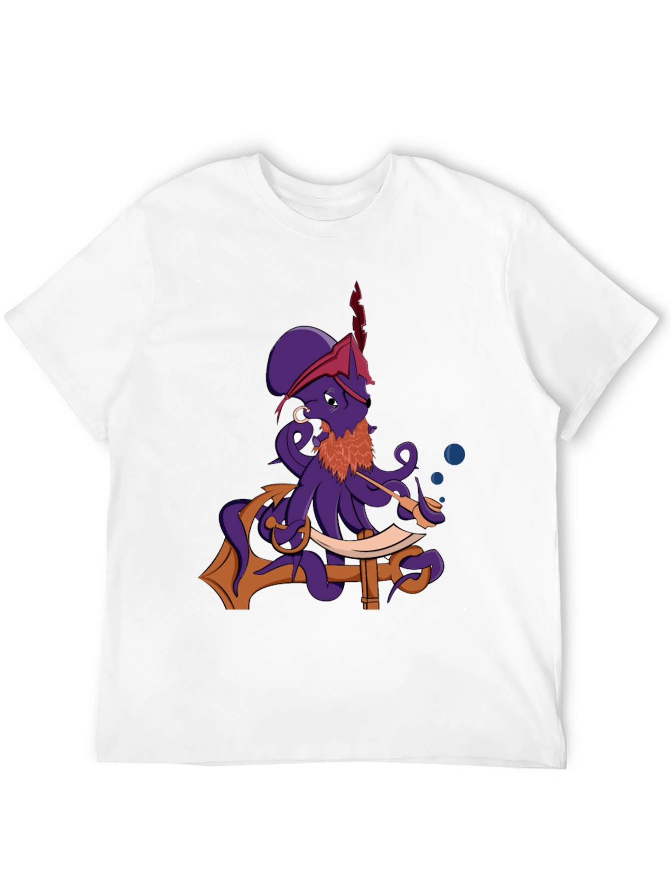 Pirate Octopus T-Shirt - Nautical Adventure