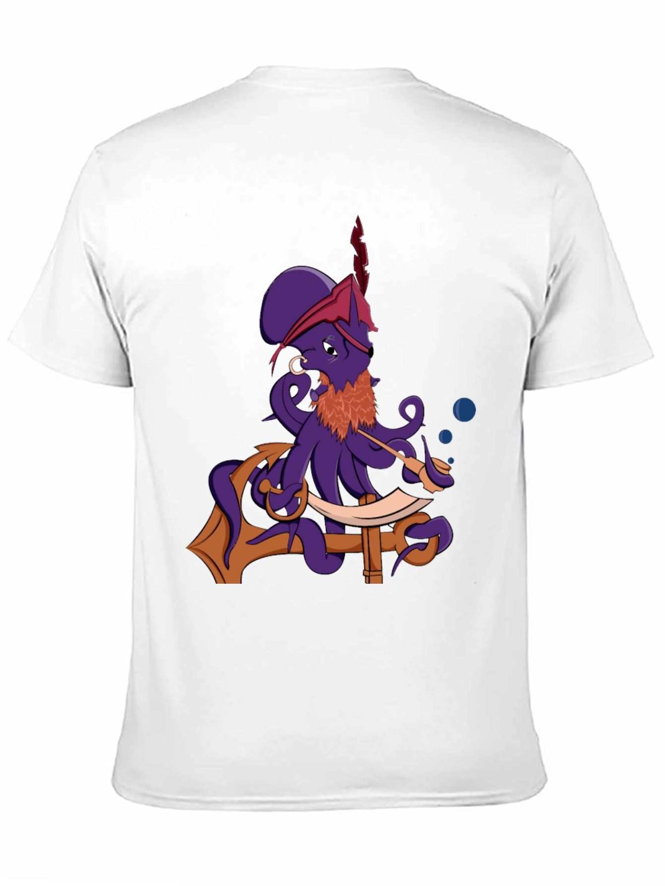 Pirate Octopus T-Shirt - Nautical Adventure