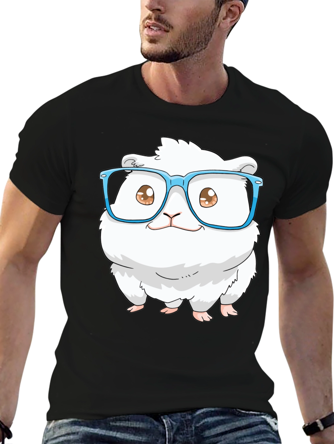 Cute Hamster in Glasses T-Shirt