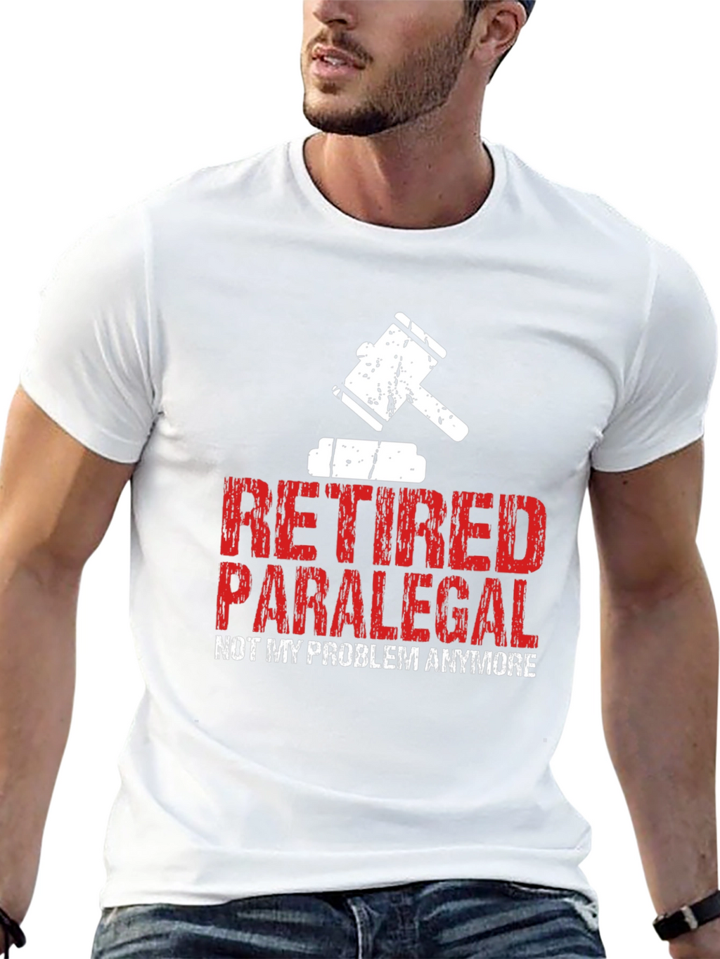 Retired Paralegal T-Shirt - Not My Problem Anymore!