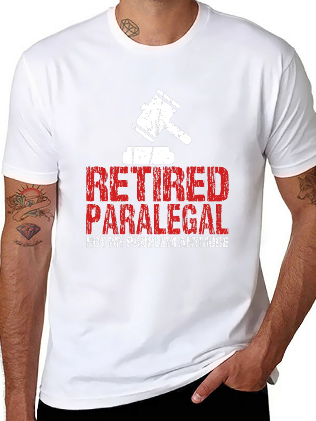 Retired Paralegal T-Shirt - Not My Problem Anymore!