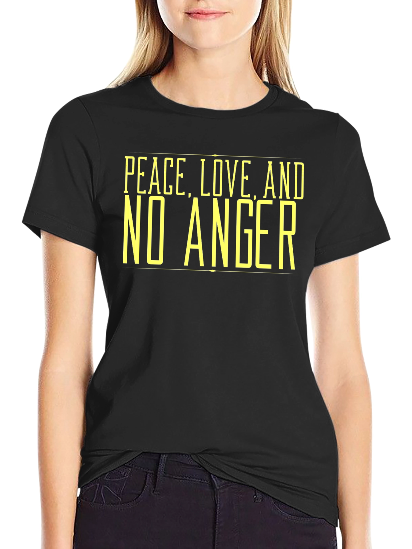 Peace Love and No Anger Graphic Tee