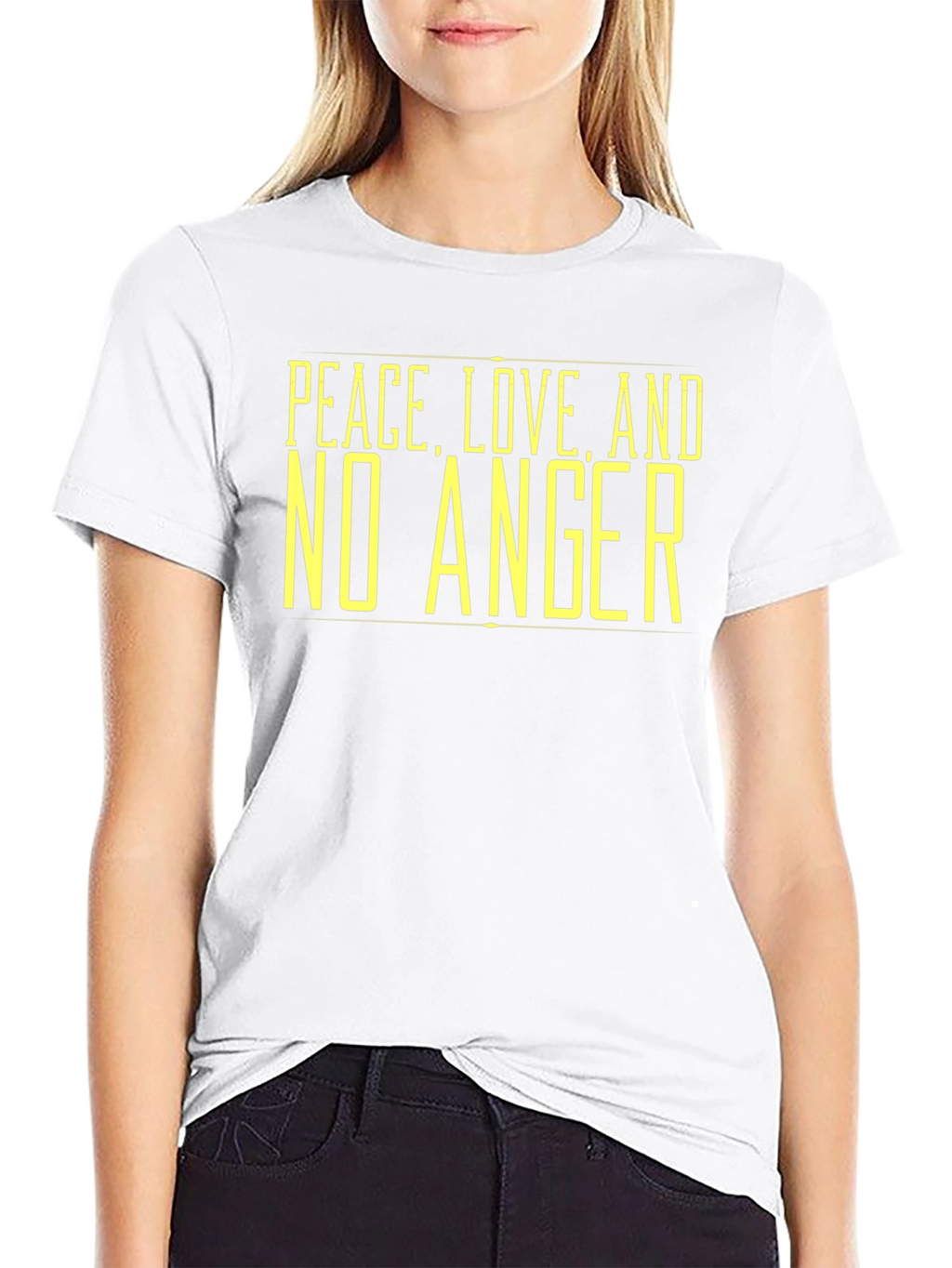 Peace Love and No Anger Graphic Tee