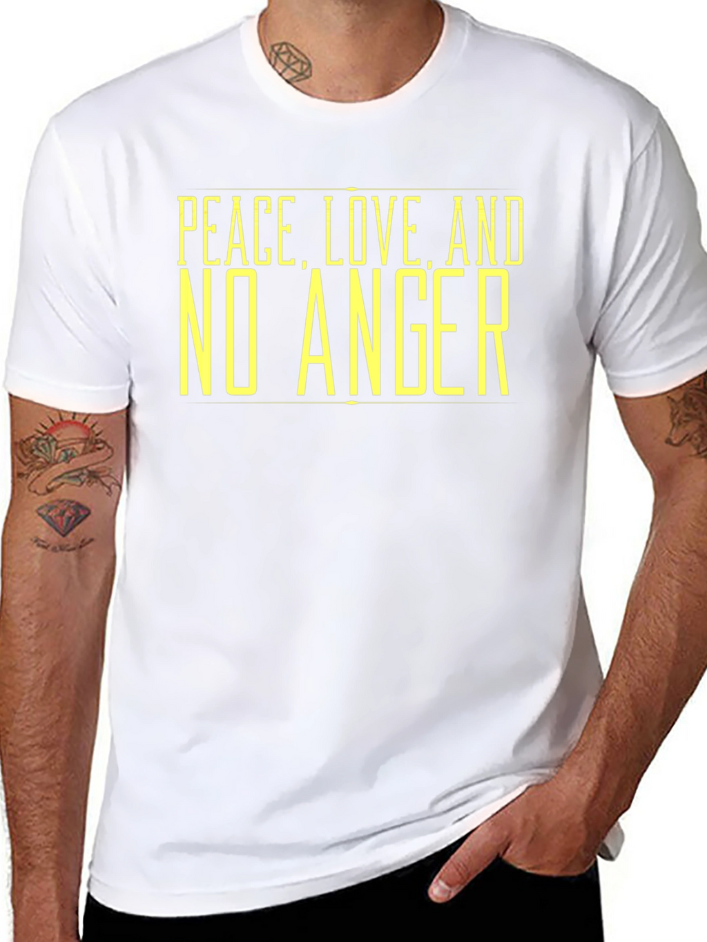 Peace Love and No Anger Graphic Tee