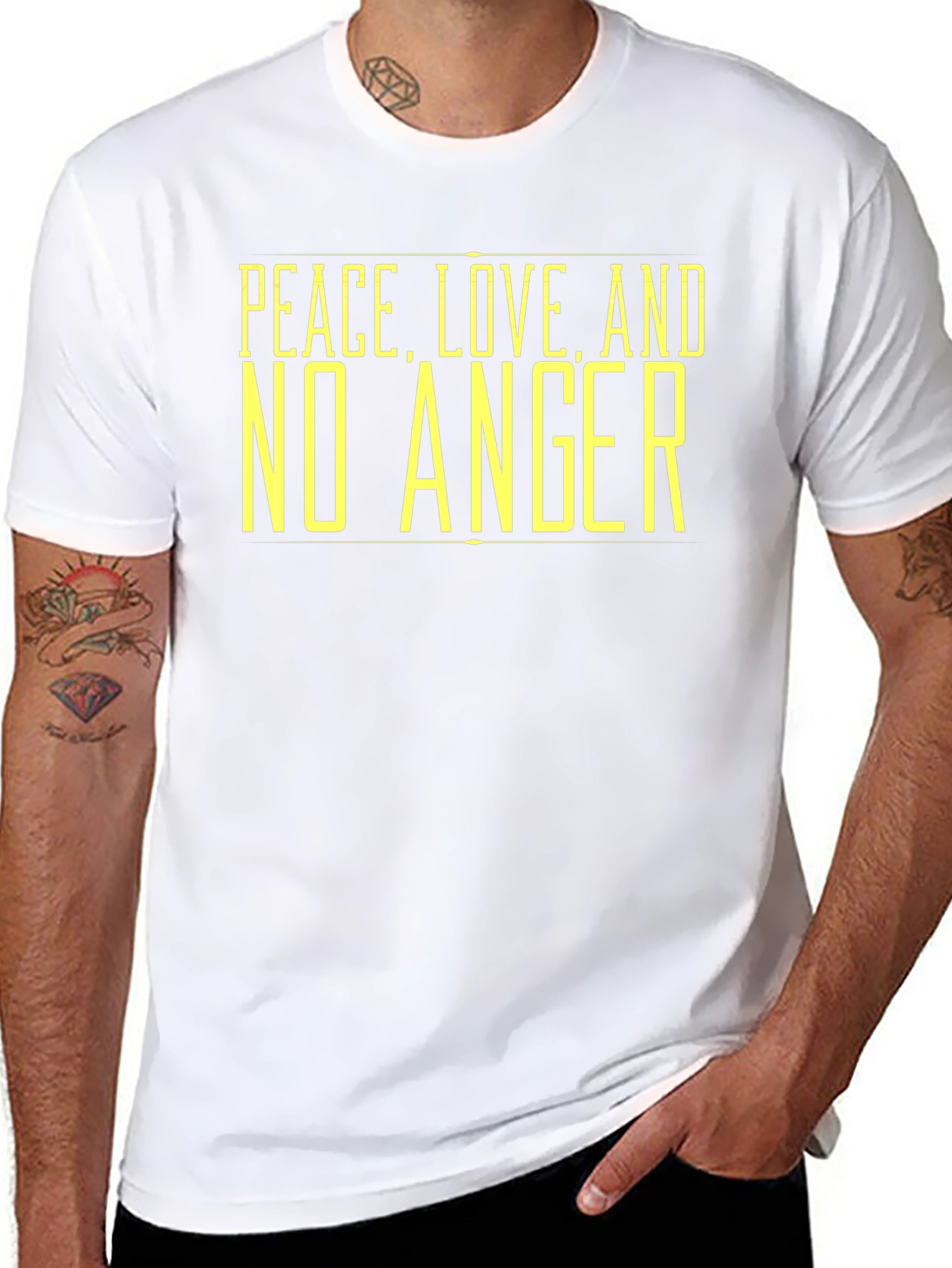 Peace Love and No Anger Graphic Tee
