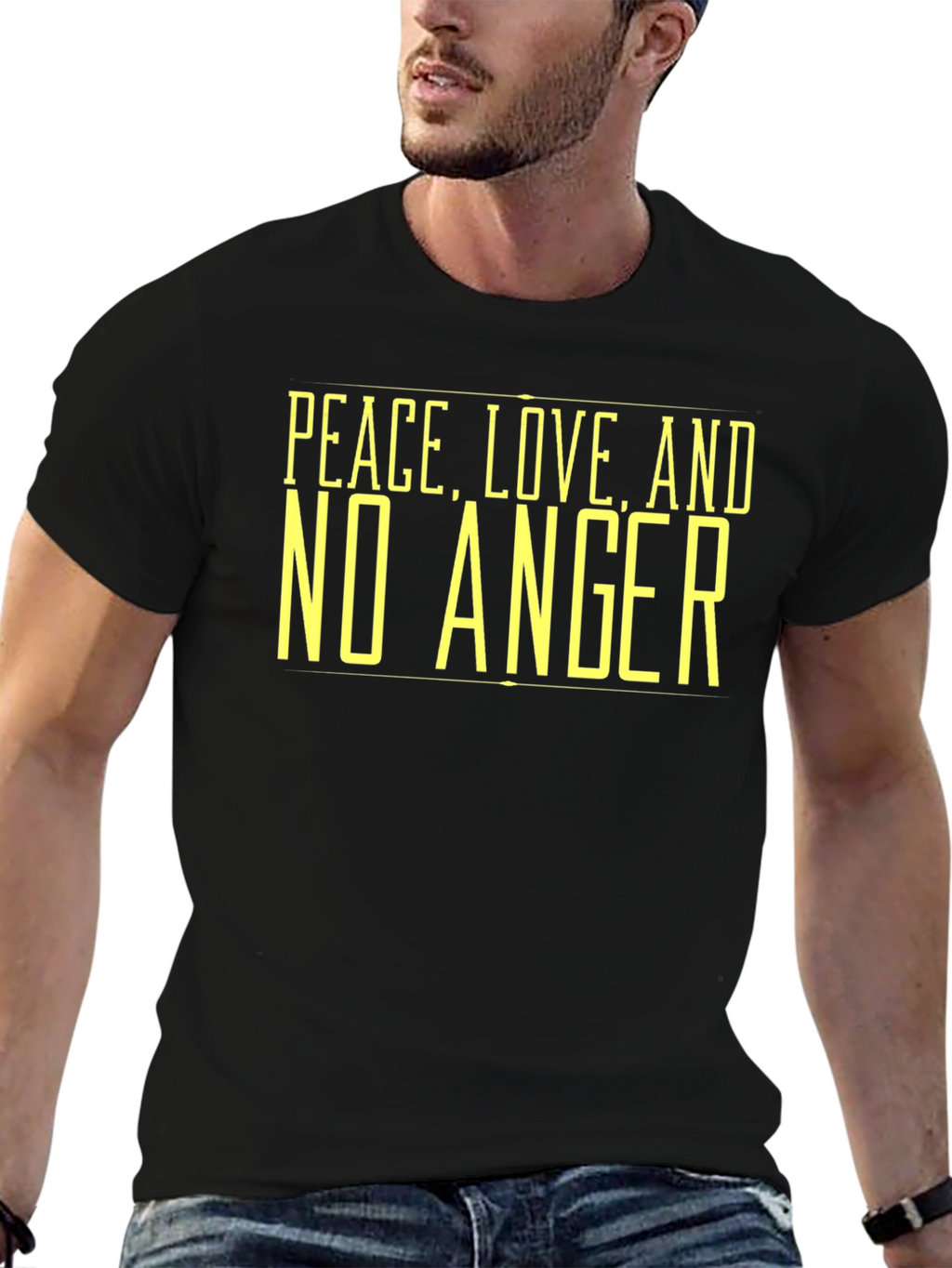 Peace Love and No Anger Graphic Tee