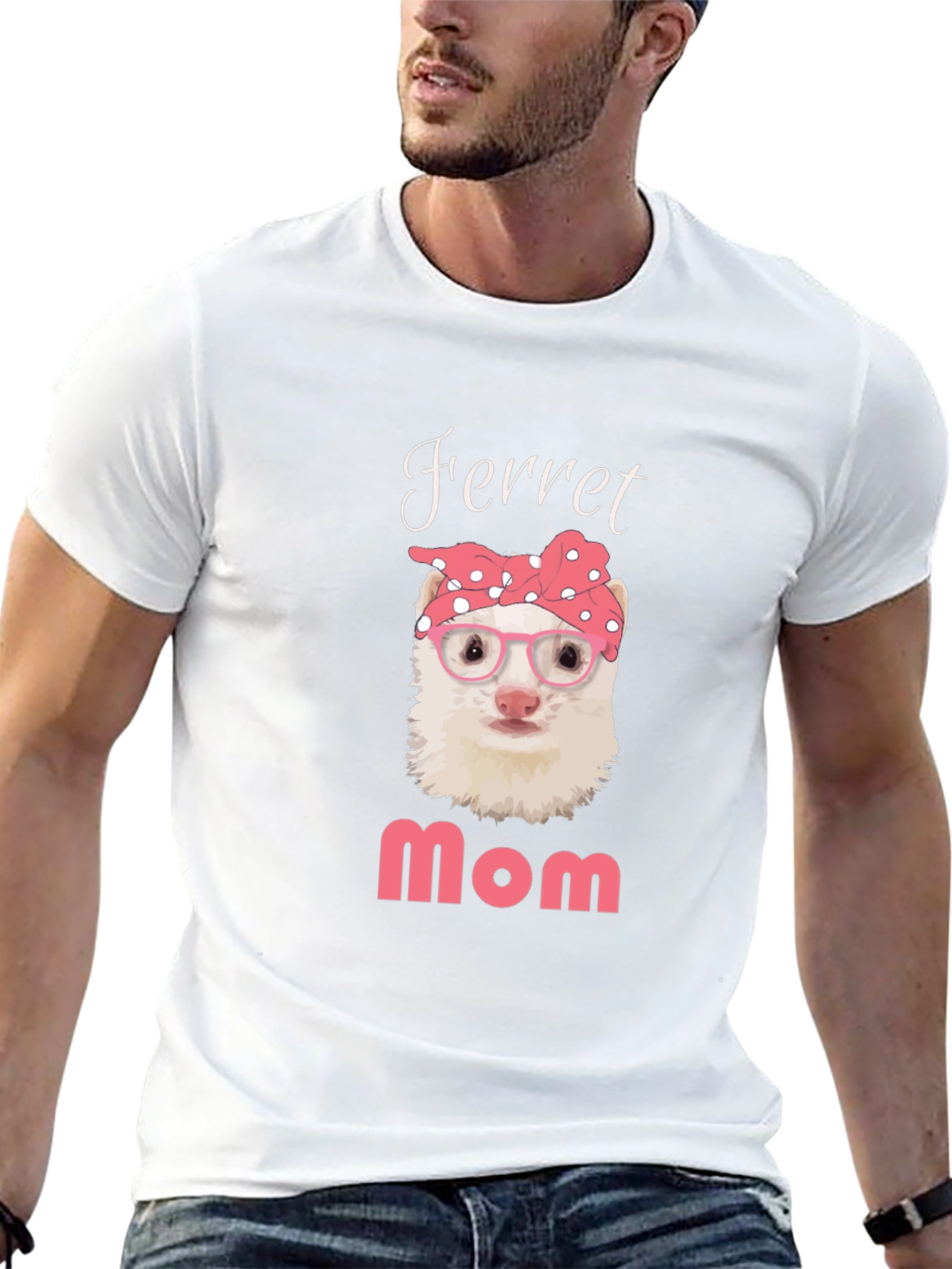 Ferret Mom T-Shirt - Cute Pet Owner Tee