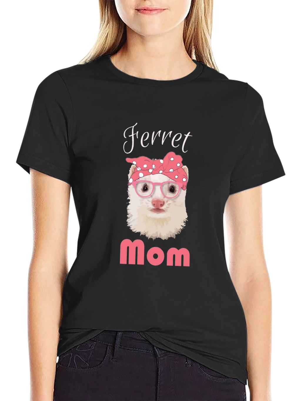 Ferret Mom T-Shirt - Cute Pet Owner Tee