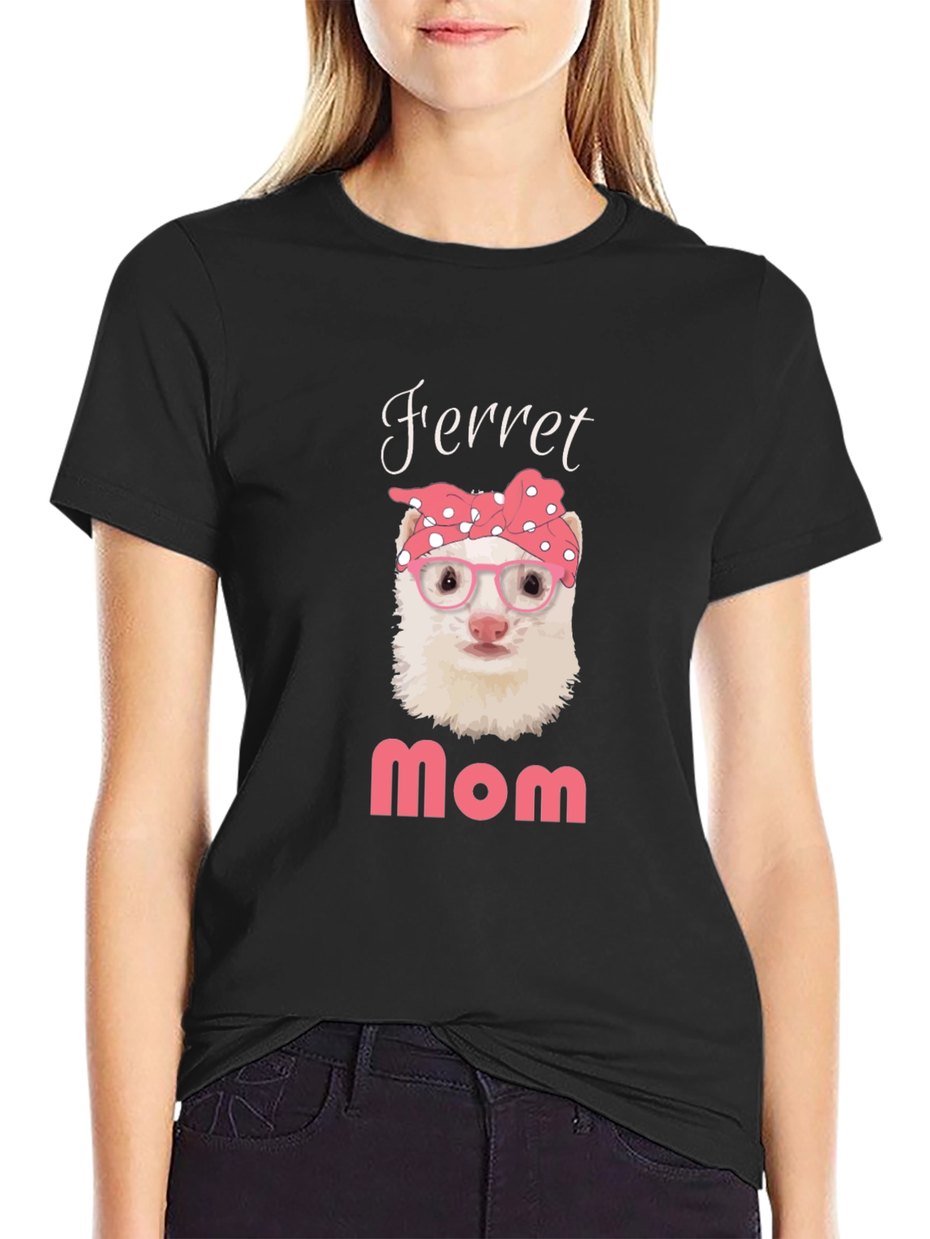 Ferret Mom T-Shirt - Cute Pet Owner Tee