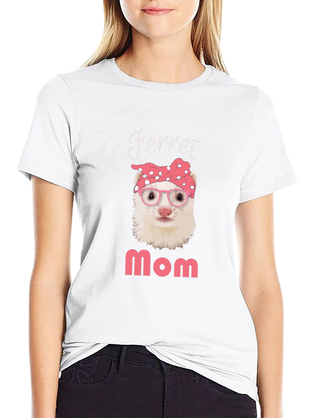 Ferret Mom T-Shirt - Cute Pet Owner Tee