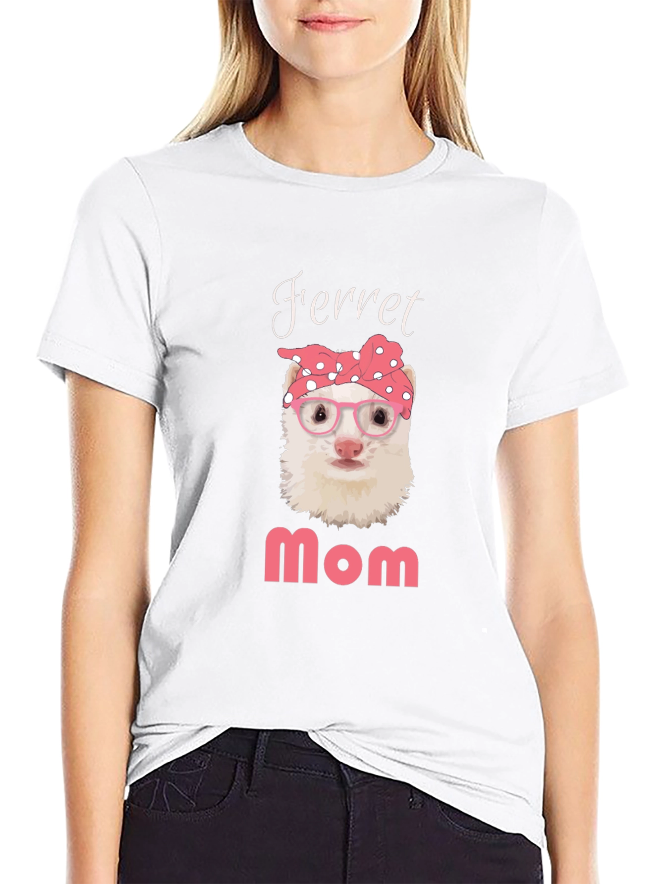 Ferret Mom T-Shirt - Cute Pet Owner Tee