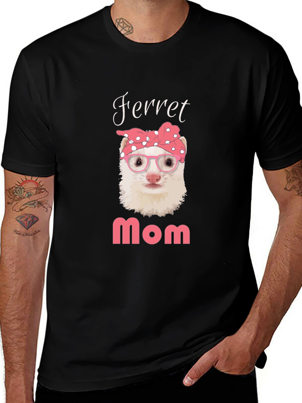 Ferret Mom T-Shirt - Cute Pet Owner Tee