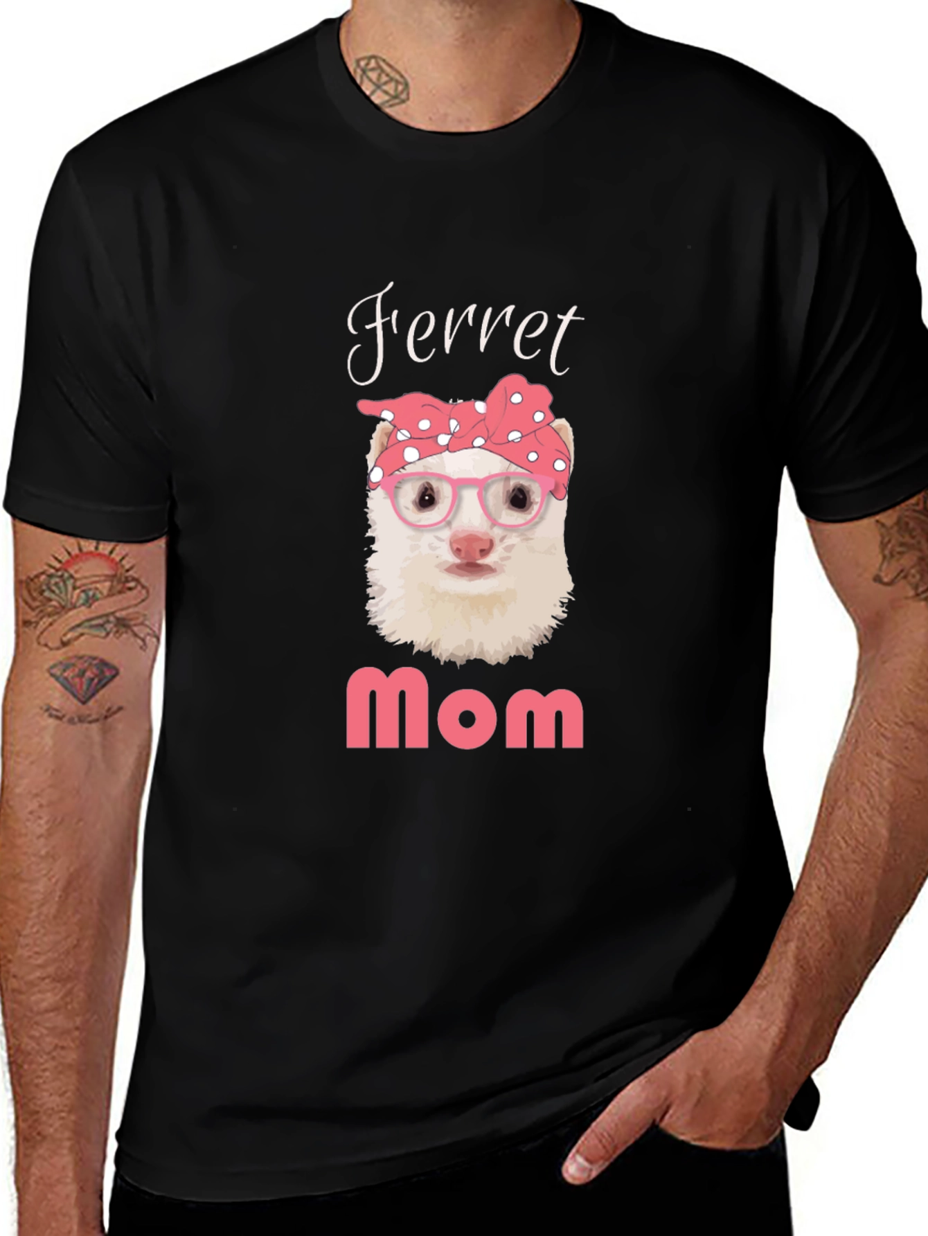 Ferret Mom T-Shirt - Cute Pet Owner Tee