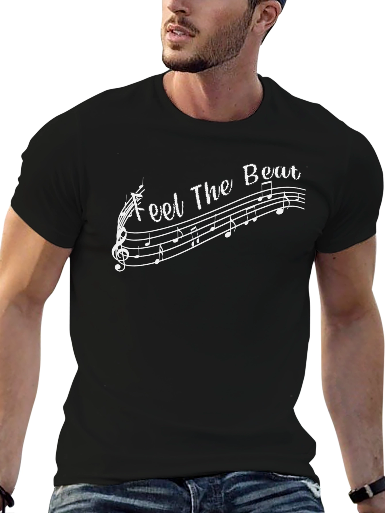Feel the Beat T-Shirt - Music Lover Tee