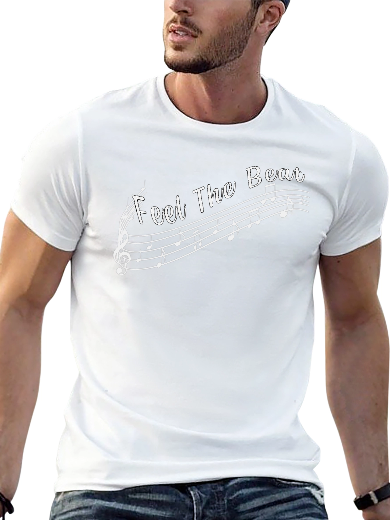 Feel the Beat T-Shirt - Music Lover Tee
