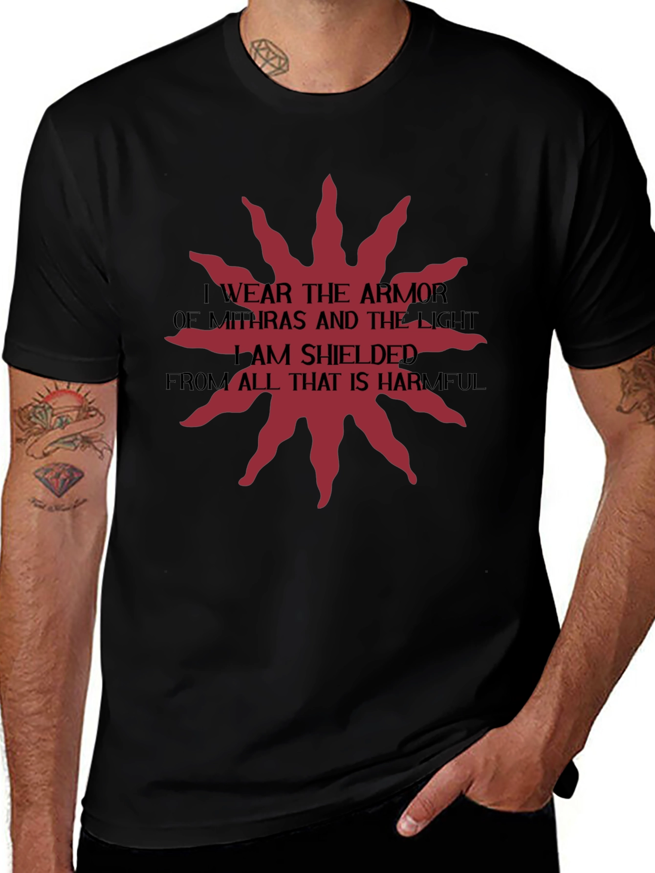 Mithras Armor Shielded T-Shirt Dark Souls Inspired