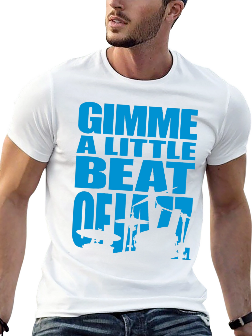 Gimme A Little Beat of Jazz Graphic T-Shirt
