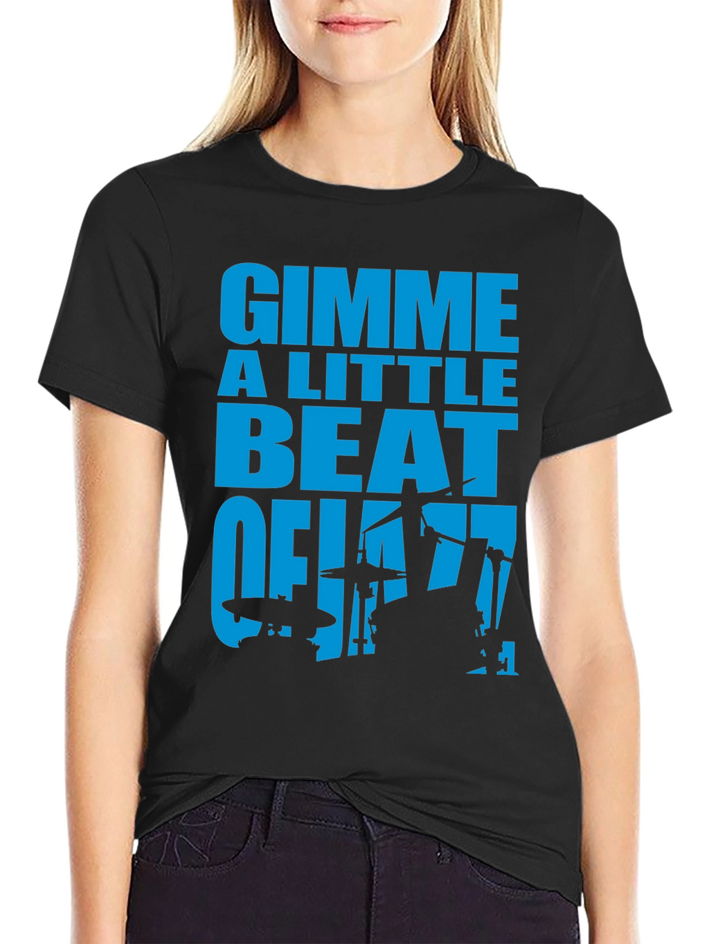 Gimme A Little Beat of Jazz Graphic T-Shirt