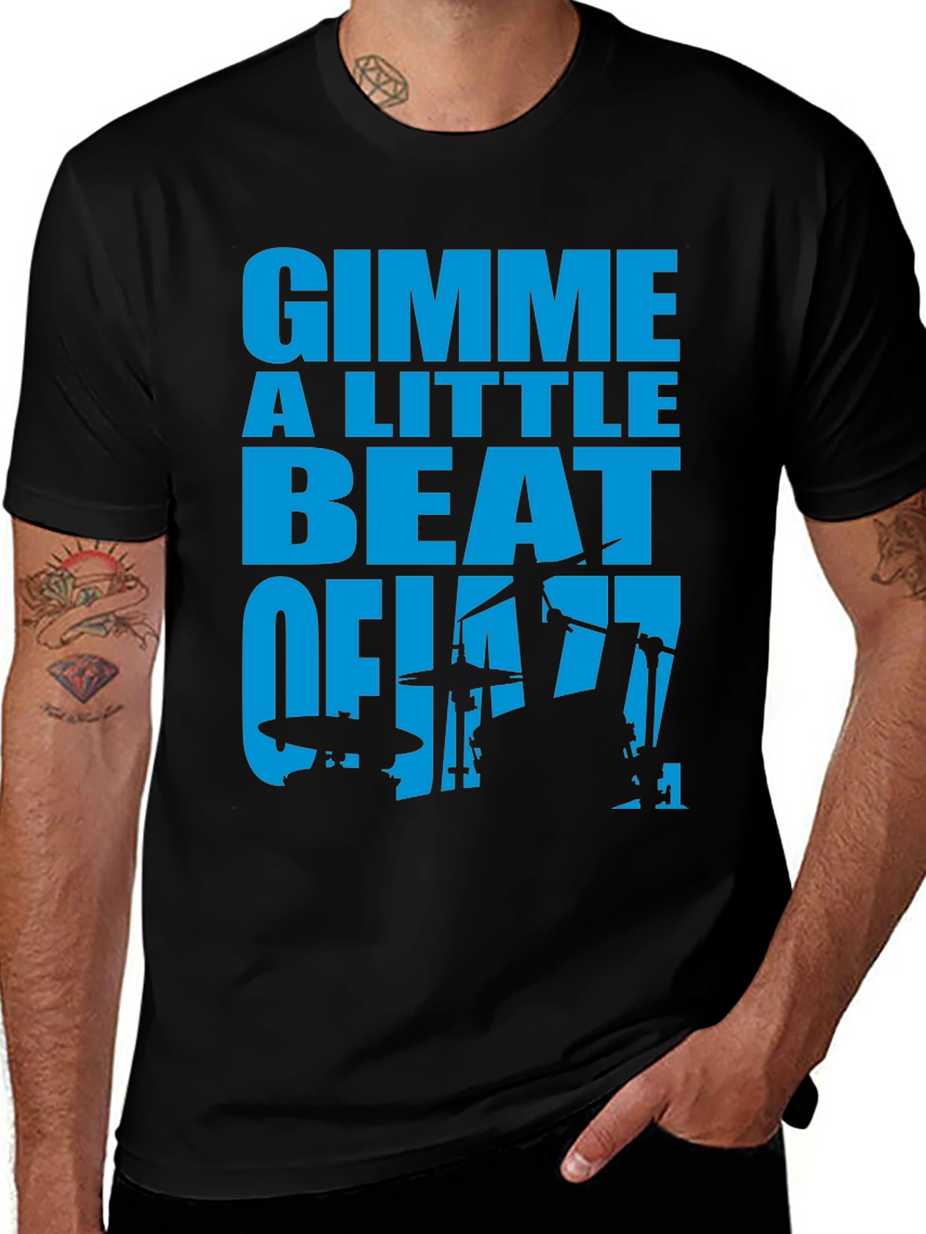 Gimme A Little Beat of Jazz Graphic T-Shirt