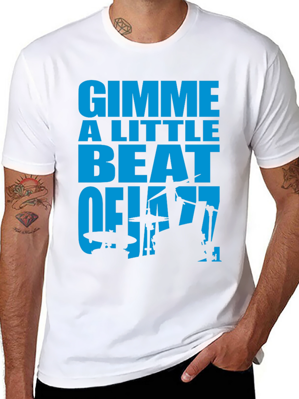 Gimme A Little Beat of Jazz Graphic T-Shirt