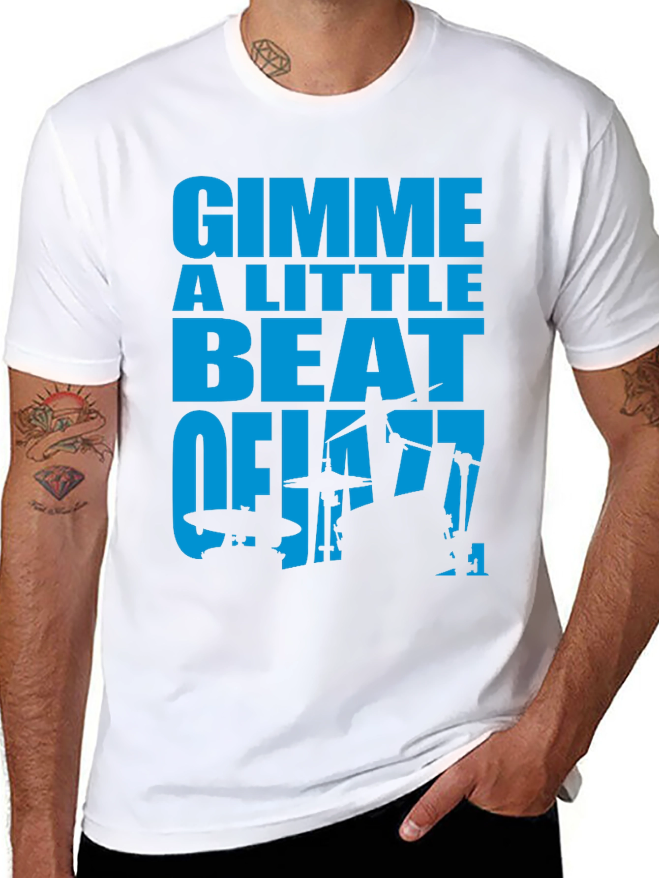 Gimme A Little Beat of Jazz Graphic T-Shirt