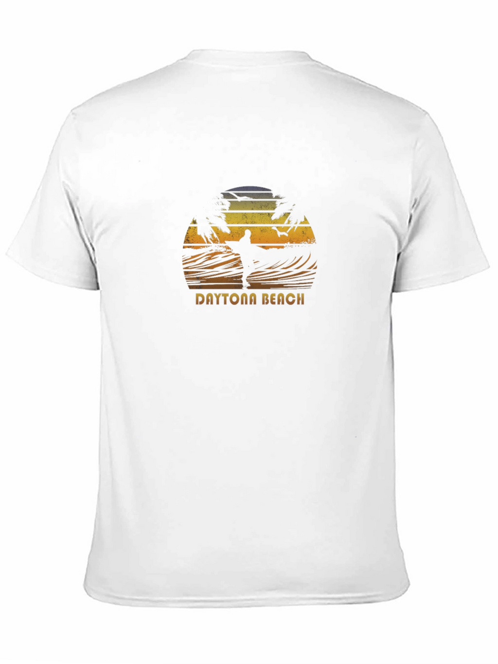 Daytona Beach Surfer Graphic Tee - Black