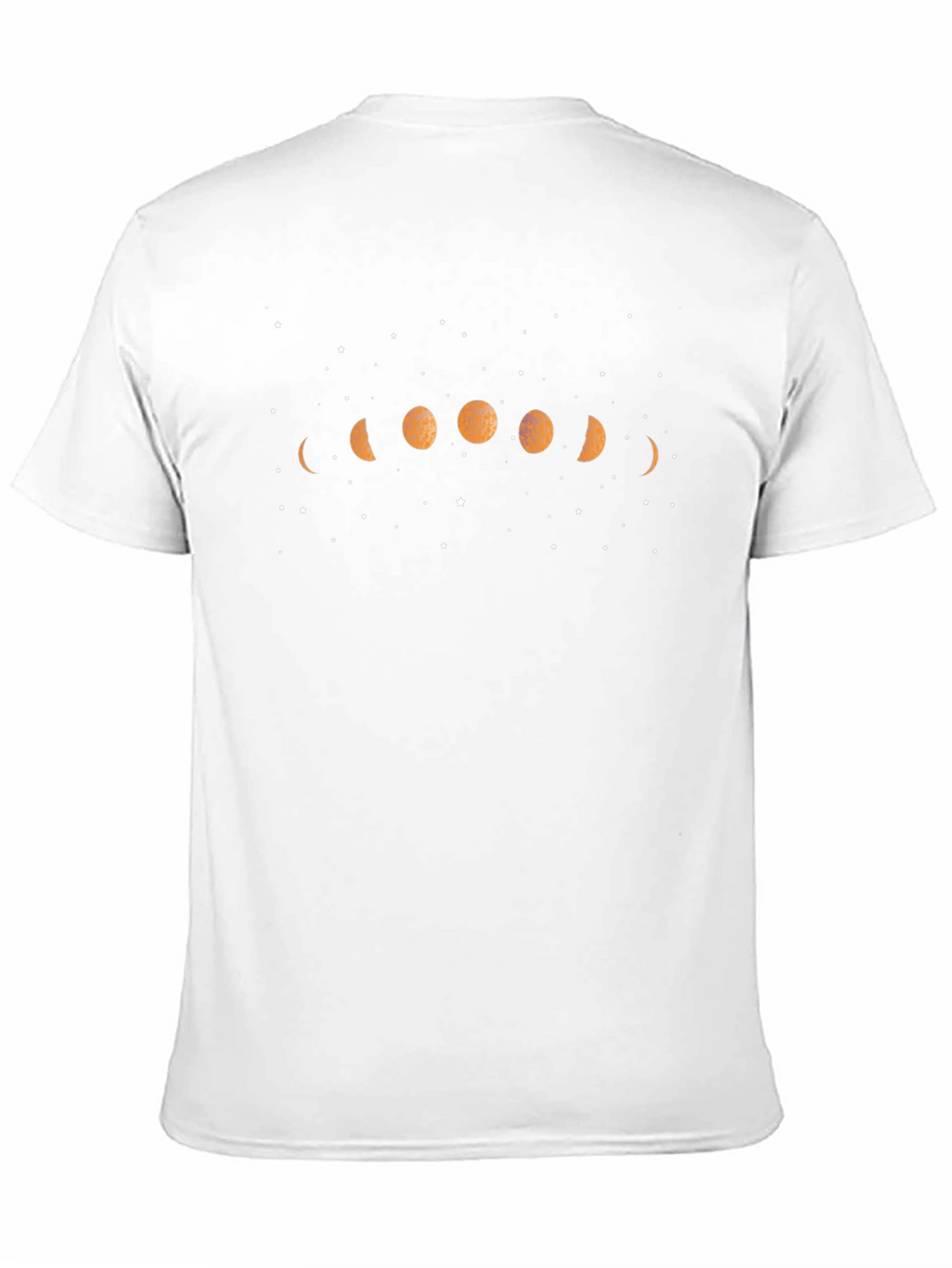 Lunar Phase Graphic Tee - Black Cotton Blend
