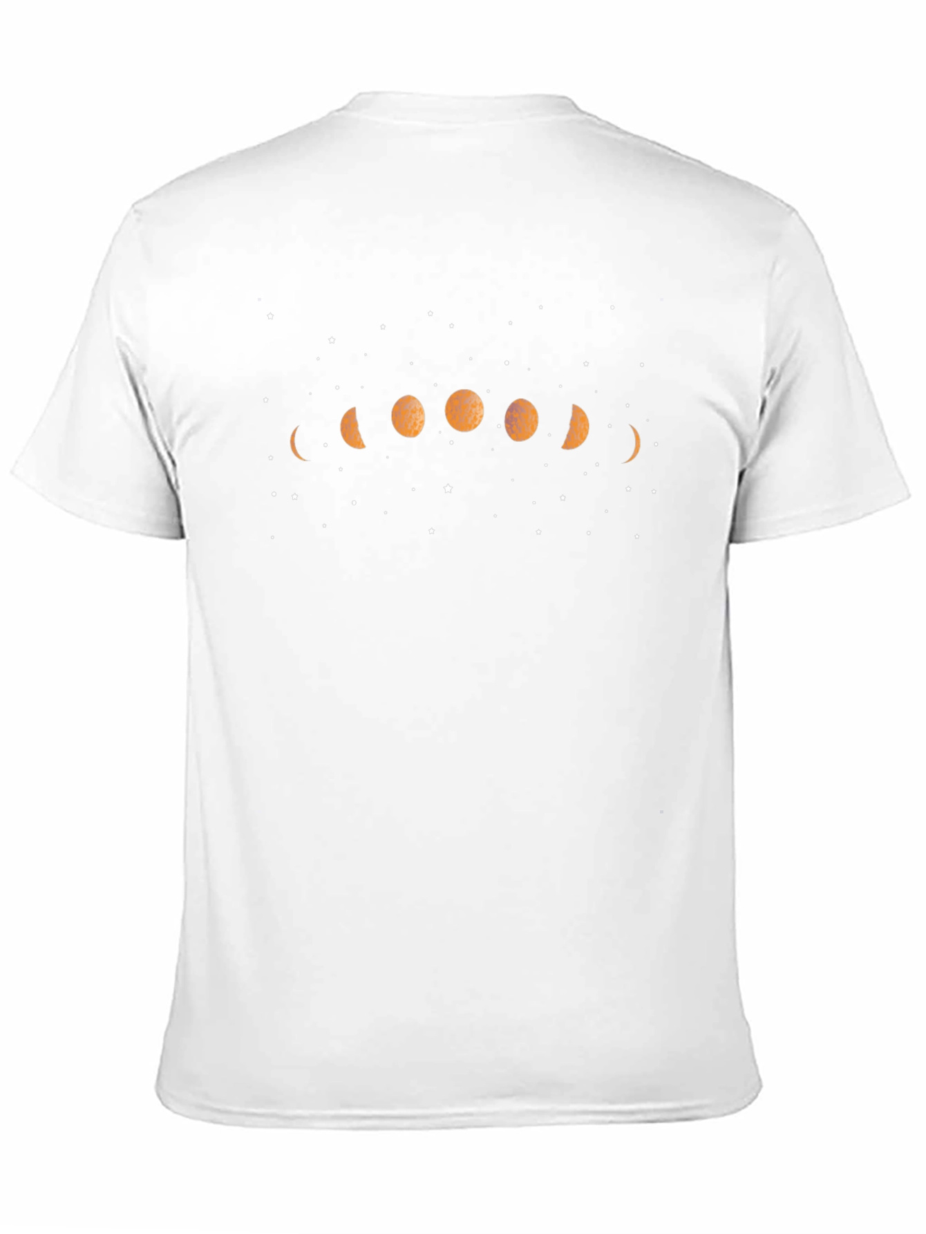 Lunar Phase Graphic Tee - Black Cotton Blend