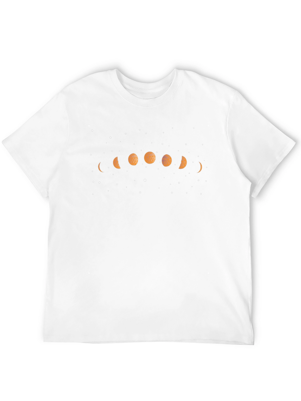 Lunar Phase Graphic Tee - Black Cotton Blend