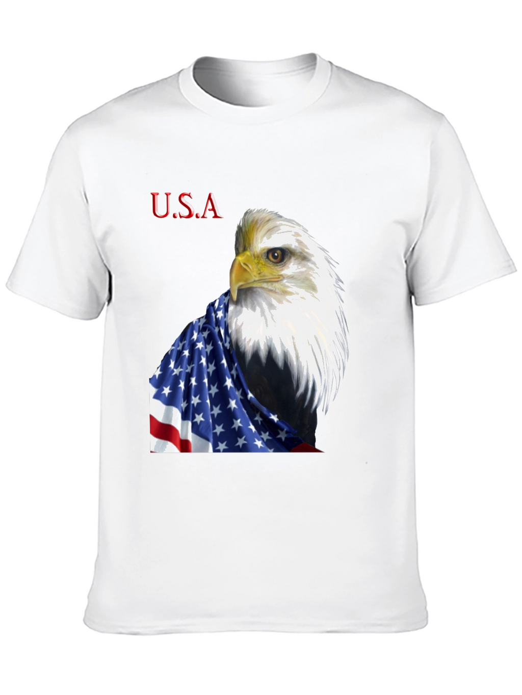 American Eagle USA Flag T-Shirt
