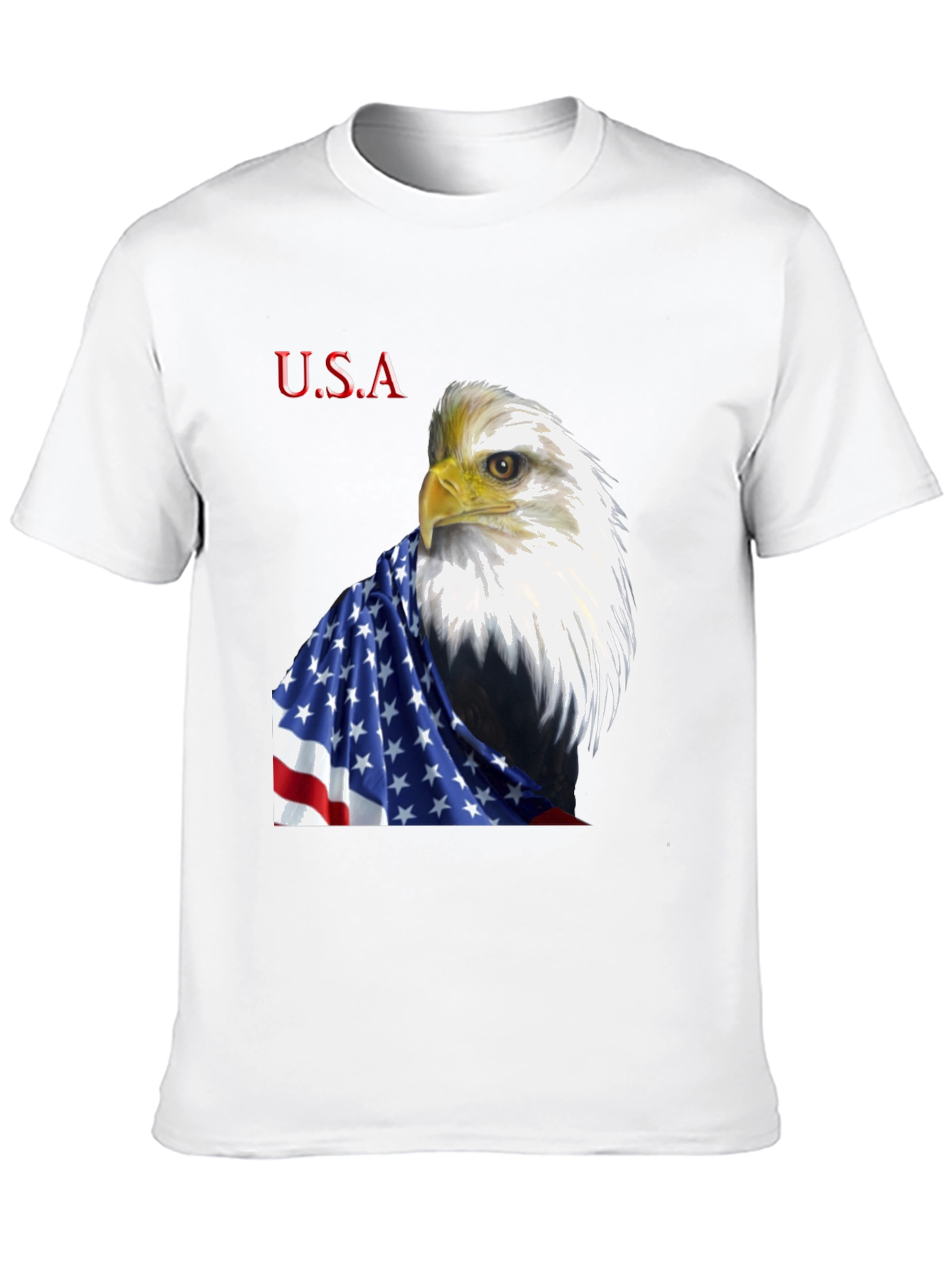 American Eagle USA Flag T-Shirt