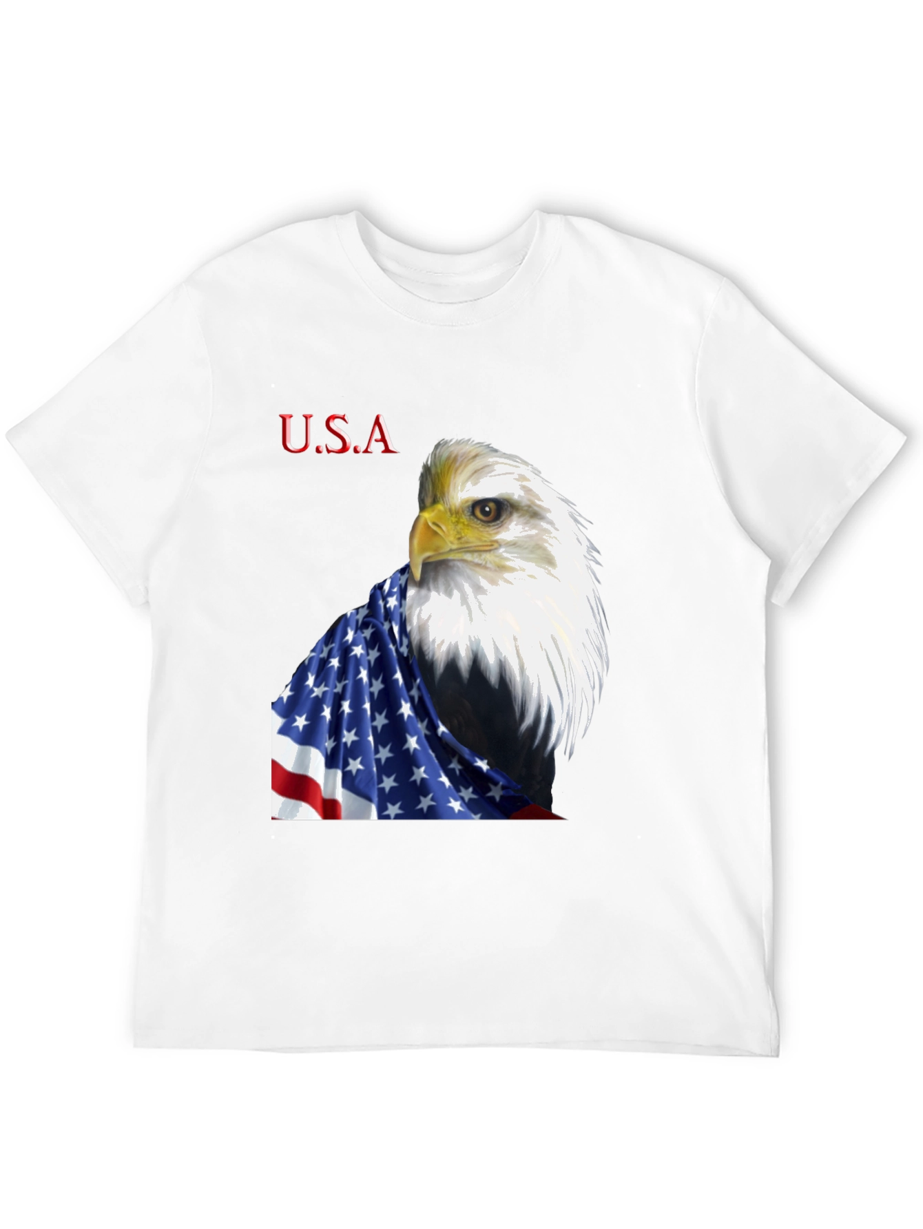American Eagle USA Flag T-Shirt